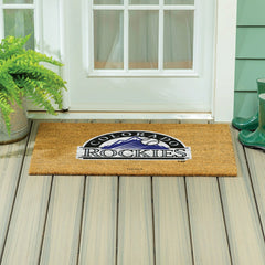 Colorado Rockies Large Full Color Coir Mat, 36"x24" - MLB