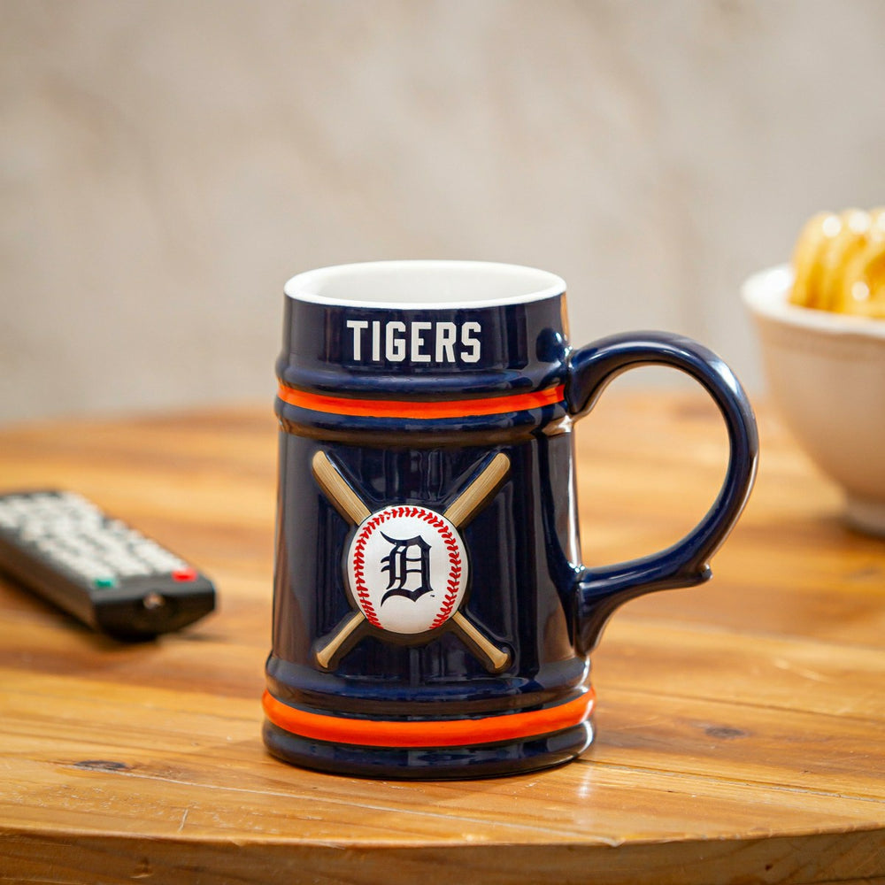 Detroit Tigers Ceramic Stein Cup, 24oz - MLB Home