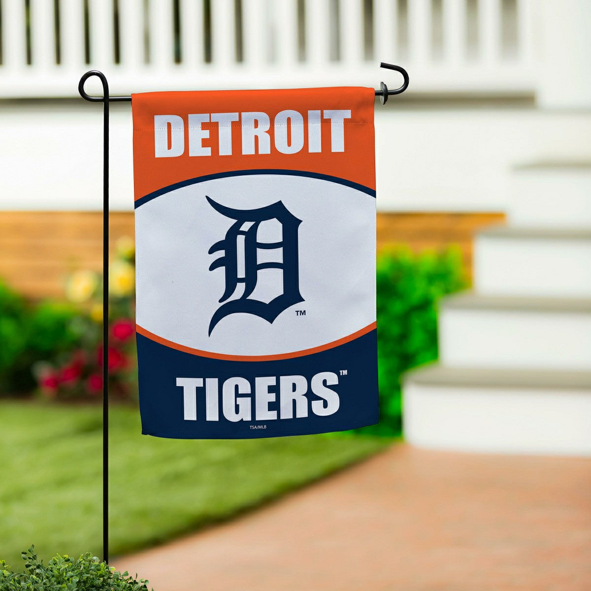 Detroit Tigers Suede Garden Flag - MLB Home