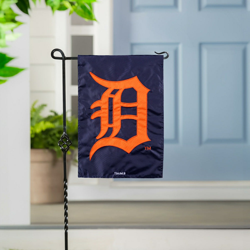 Detroit Tigers Appliqué Garden Flag - MLB Home