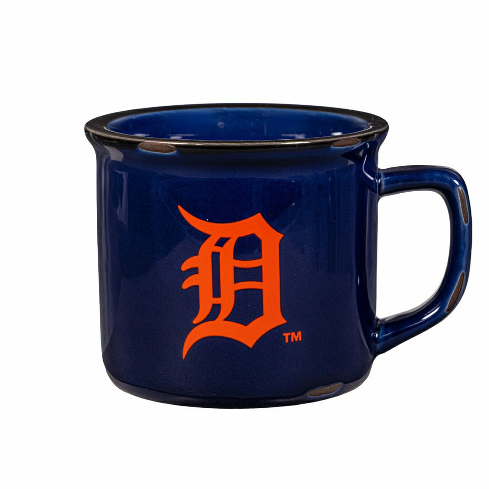 Detroit Tigers Ceramic Camp Cup with Enamel Finish, 14oz - MLB Home