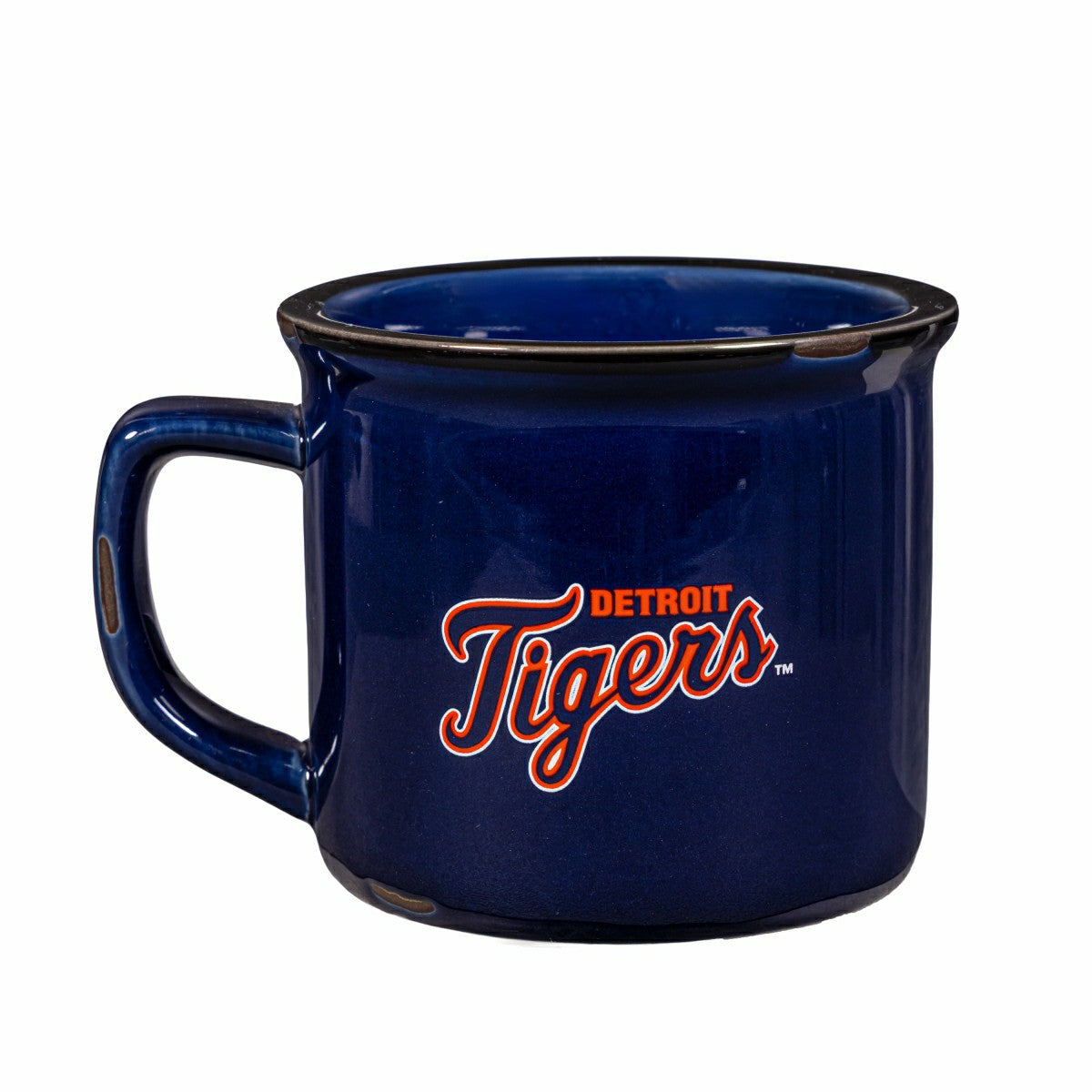 Detroit Tigers Ceramic Camp Cup with Enamel Finish, 14oz - MLB Home