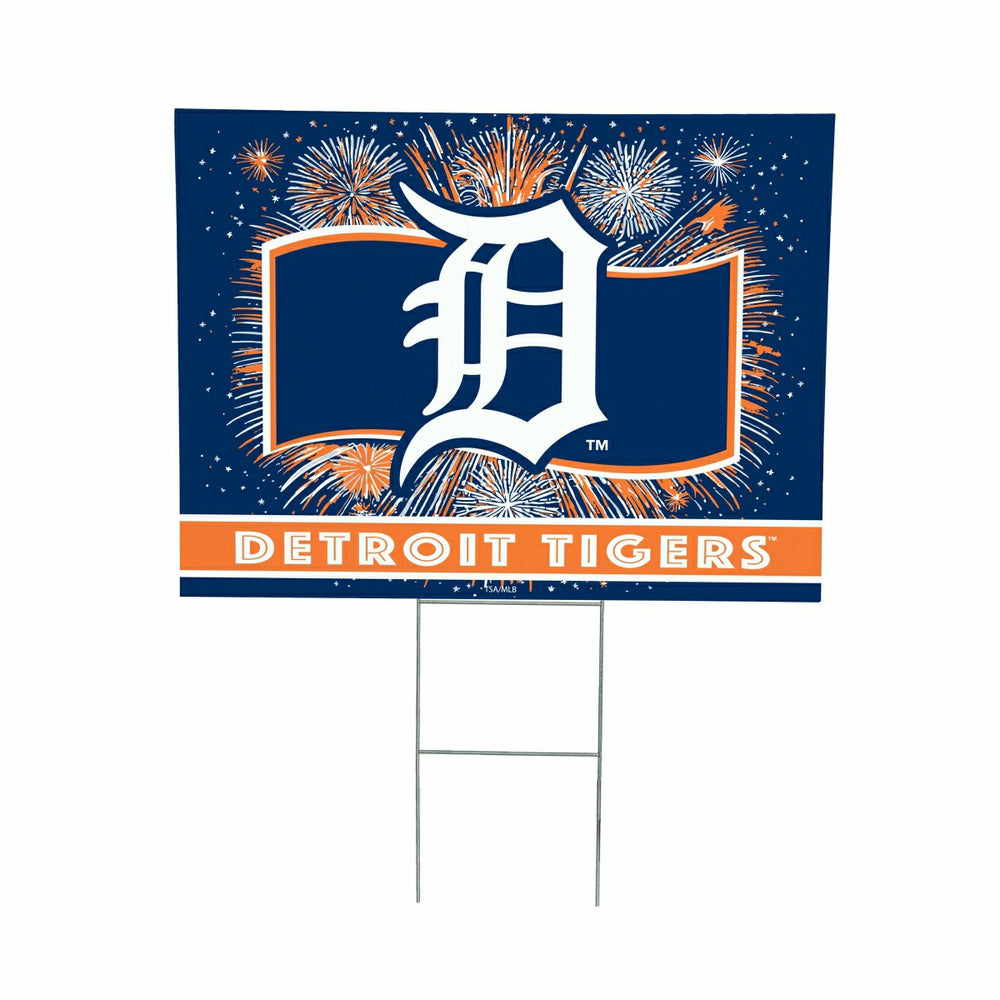 Detroit Tigers Yard Sign, Patriotic - MLB Home