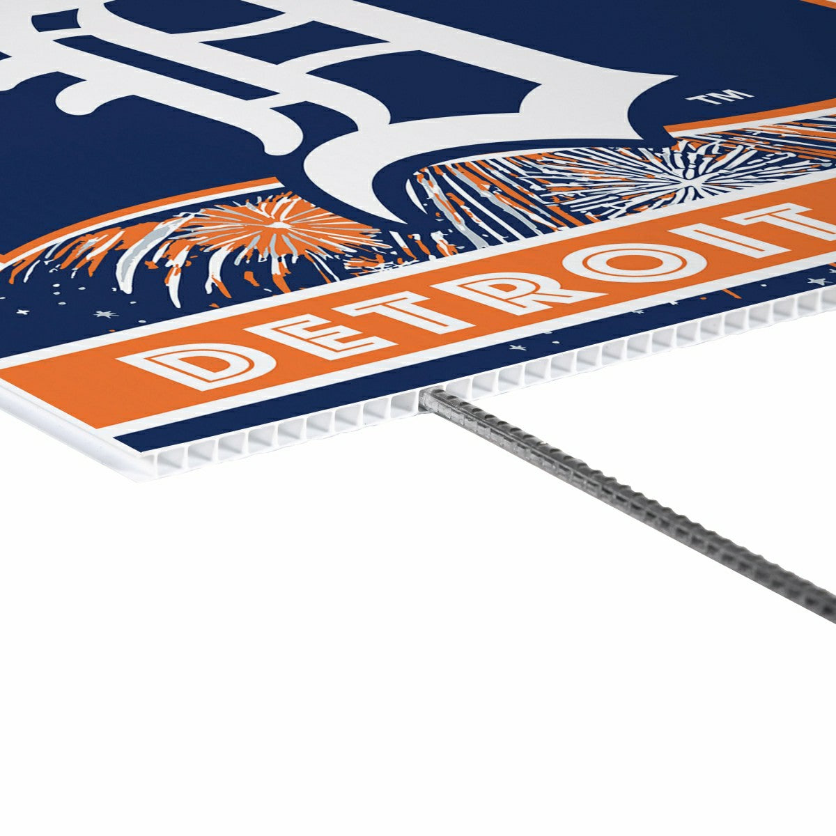 Detroit Tigers Yard Sign, Patriotic - MLB Home