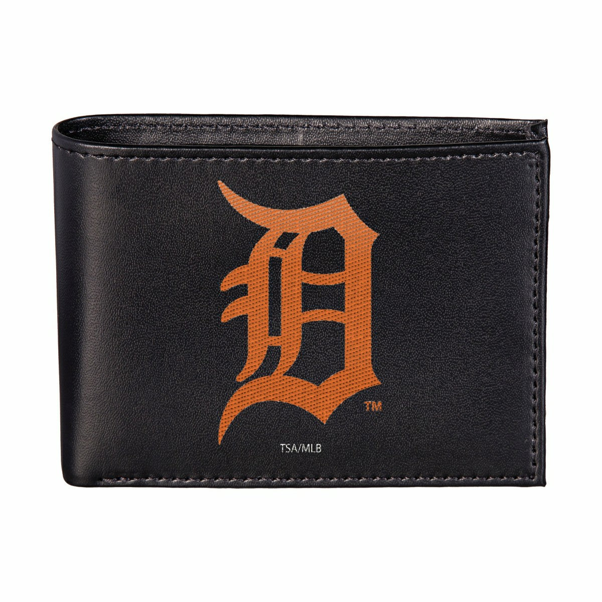 Detroit Tigers Black Bi-Fold Embroidered Wallet w/ RFID Blocking - MLB Home