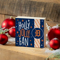 Detroit Tigers Block, Holiday, 6x6 - MLB Home