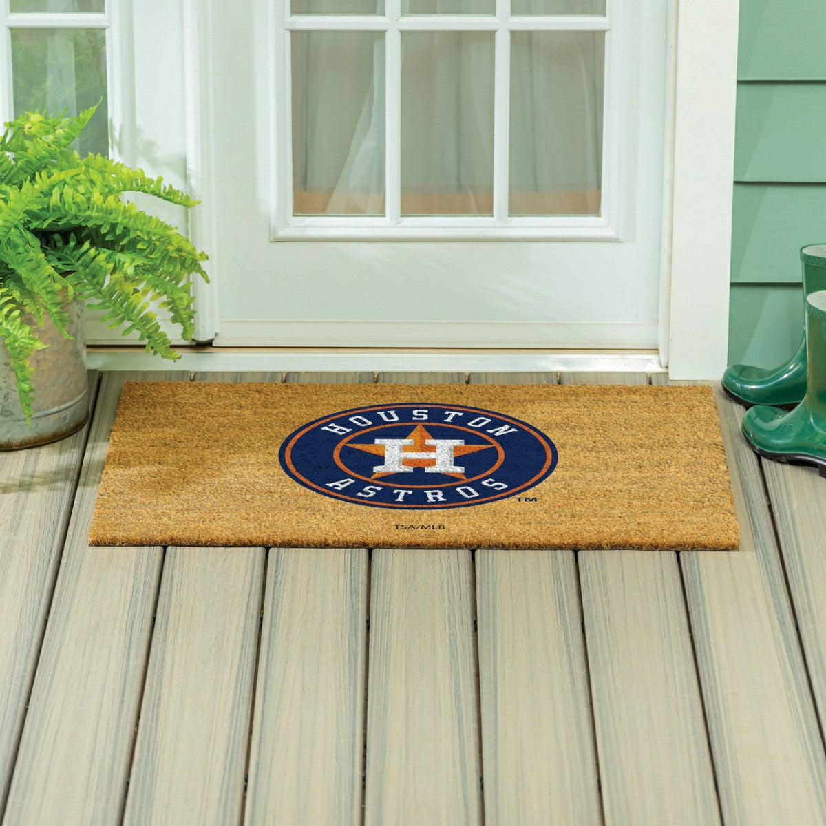 Houston Astros Large Full Color Coir Mat, 36"x24" - MLB