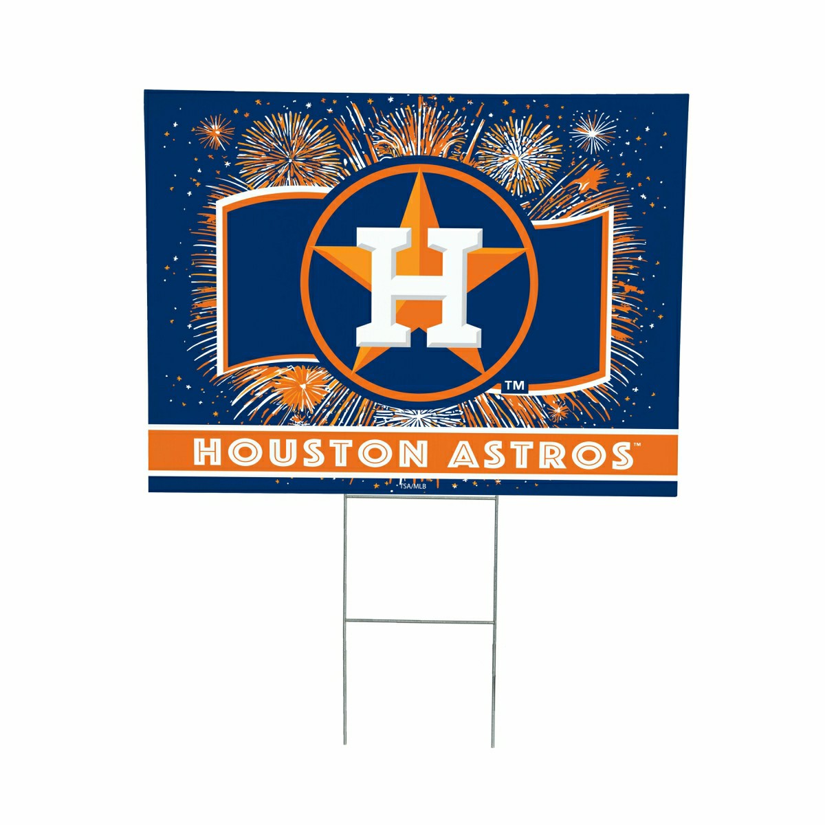 Houston Astros Yard Sign, Patriotic - MLB Home