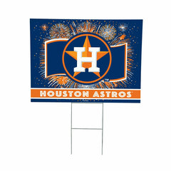 Houston Astros Yard Sign, Patriotic - MLB Home