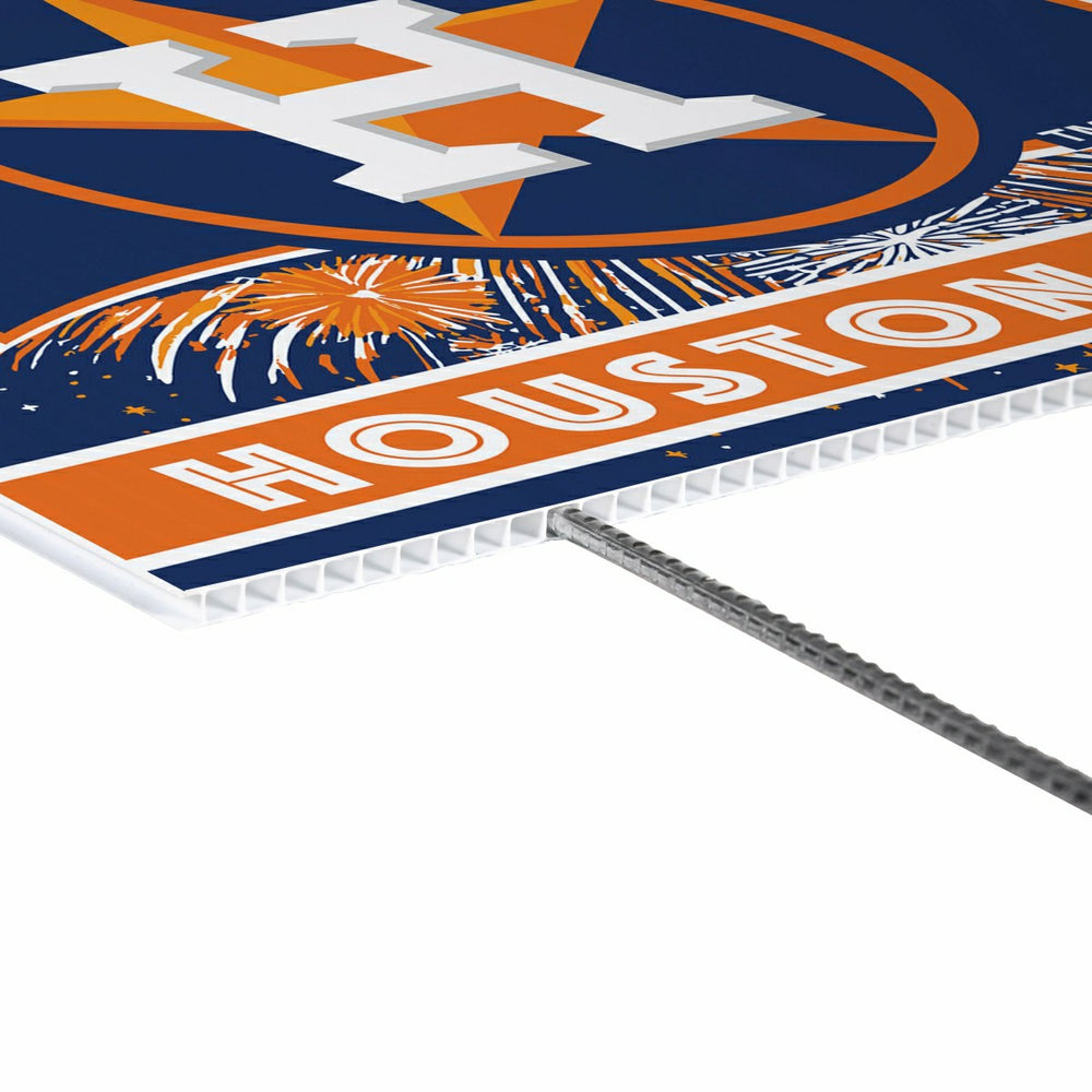 Houston Astros Yard Sign, Patriotic - MLB Home