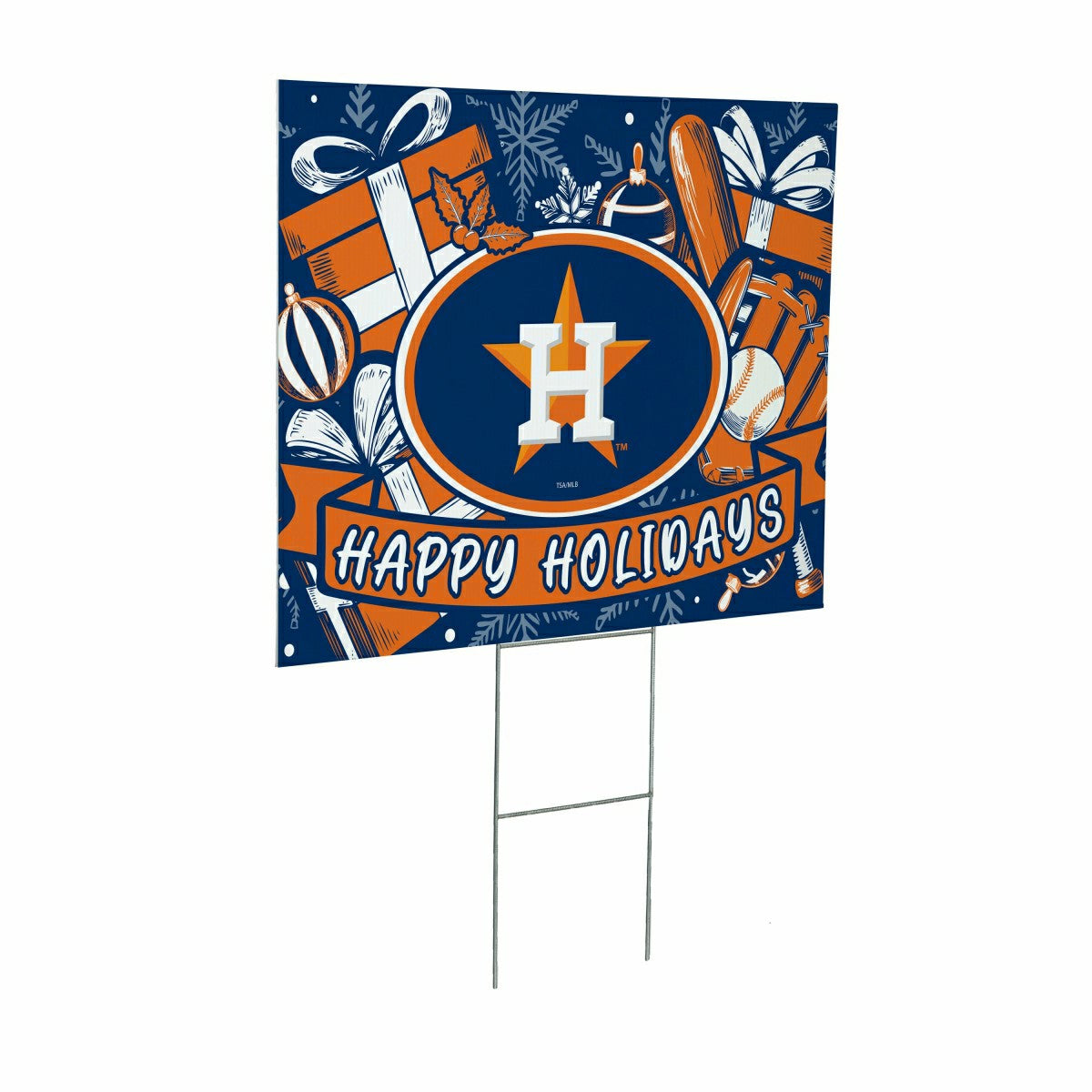 Houston Astros Yard Sign, Holiday - MLB Home