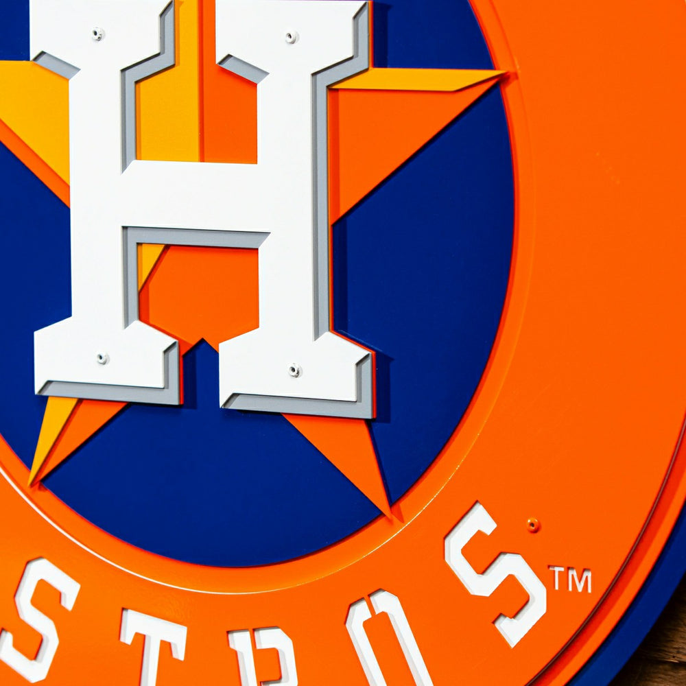 Houston Astros Premier Metal Wall Art - MLB Home