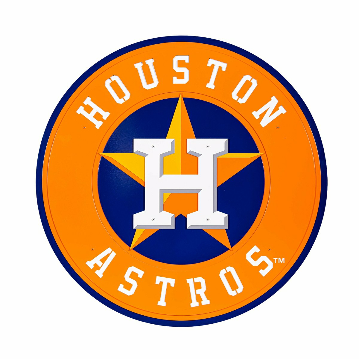 Houston Astros Premier Metal Wall Art - MLB Home