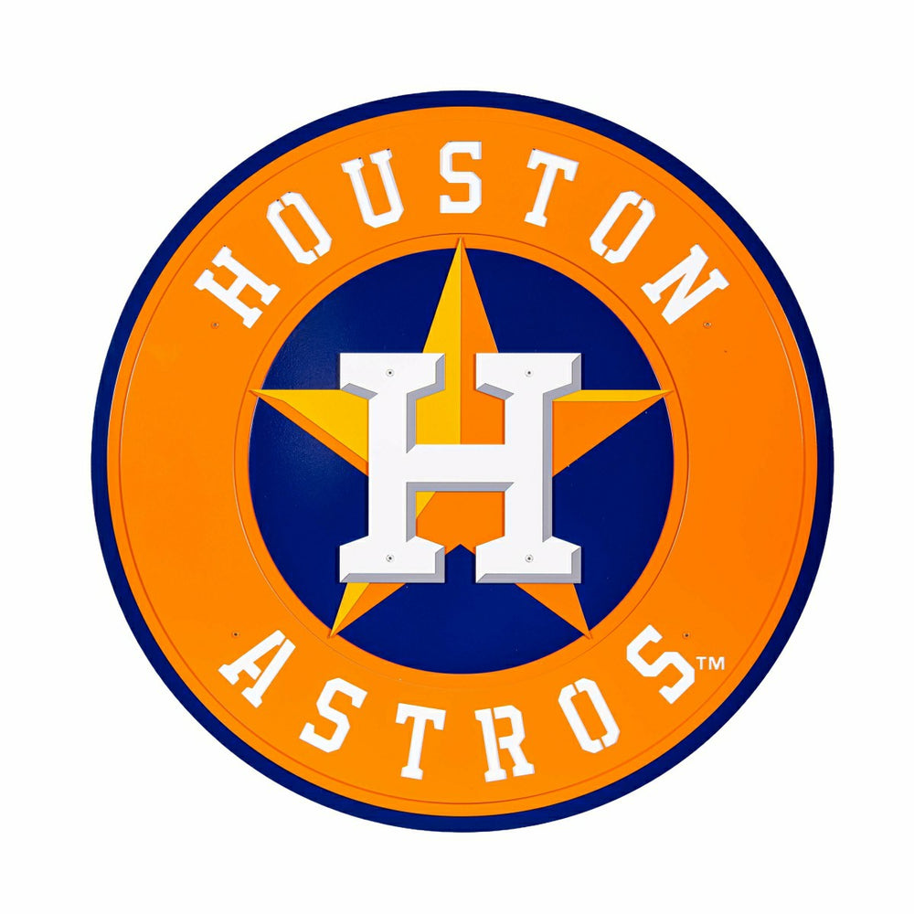 Houston Astros Premier Metal Wall Art - MLB Home