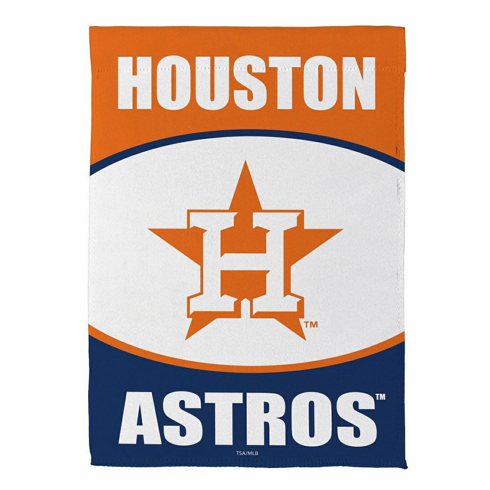 Houston Astros Suede Garden Flag - MLB Home