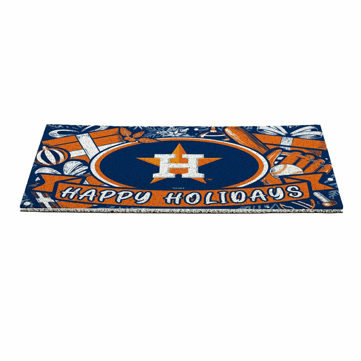 Houston Astros Holiday PVC Mat, 28"x16" - MLB