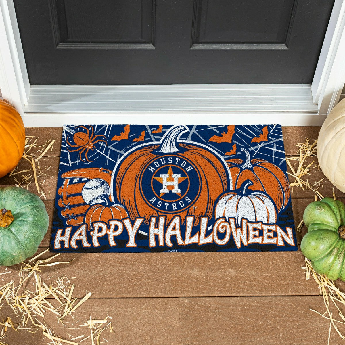 Houston Astros Halloween PVC Mat, 28"x16" - MLB
