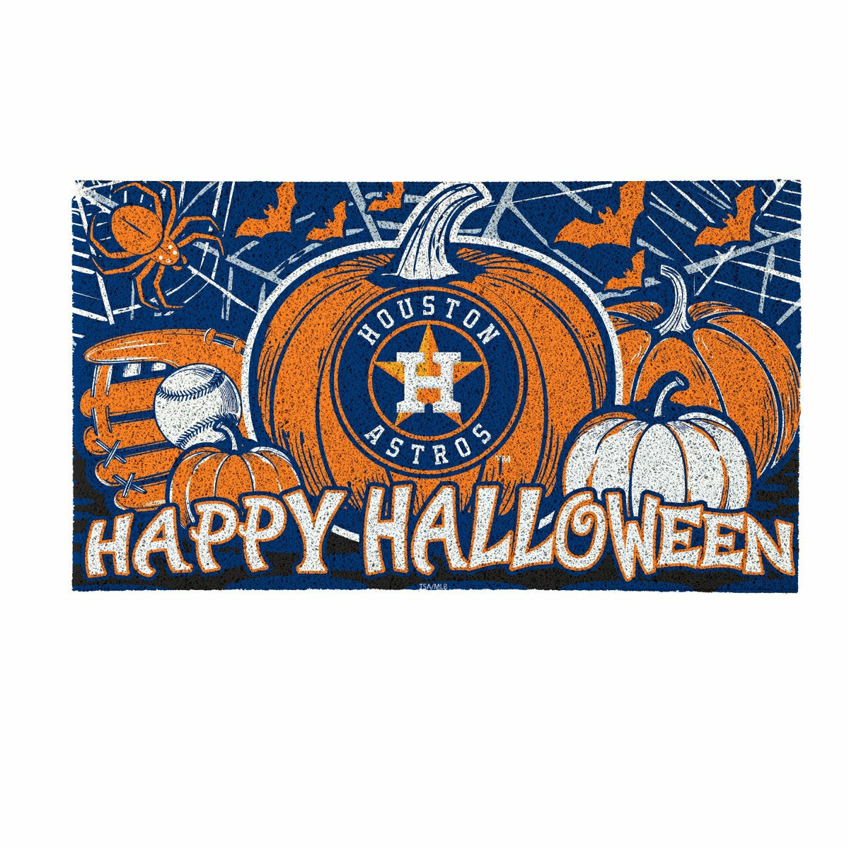 Houston Astros Halloween PVC Mat, 28"x16" - MLB