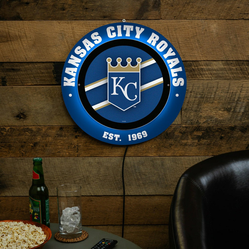 Kansas City Royals, Metal Lite, Round - MLB