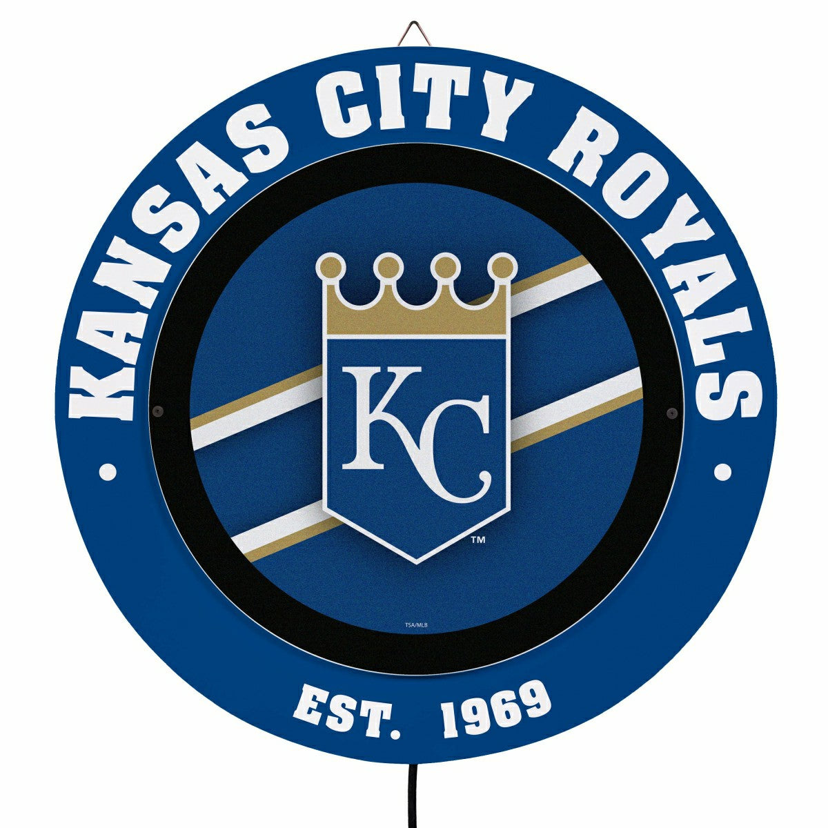 Kansas City Royals, Metal Lite, Round - MLB