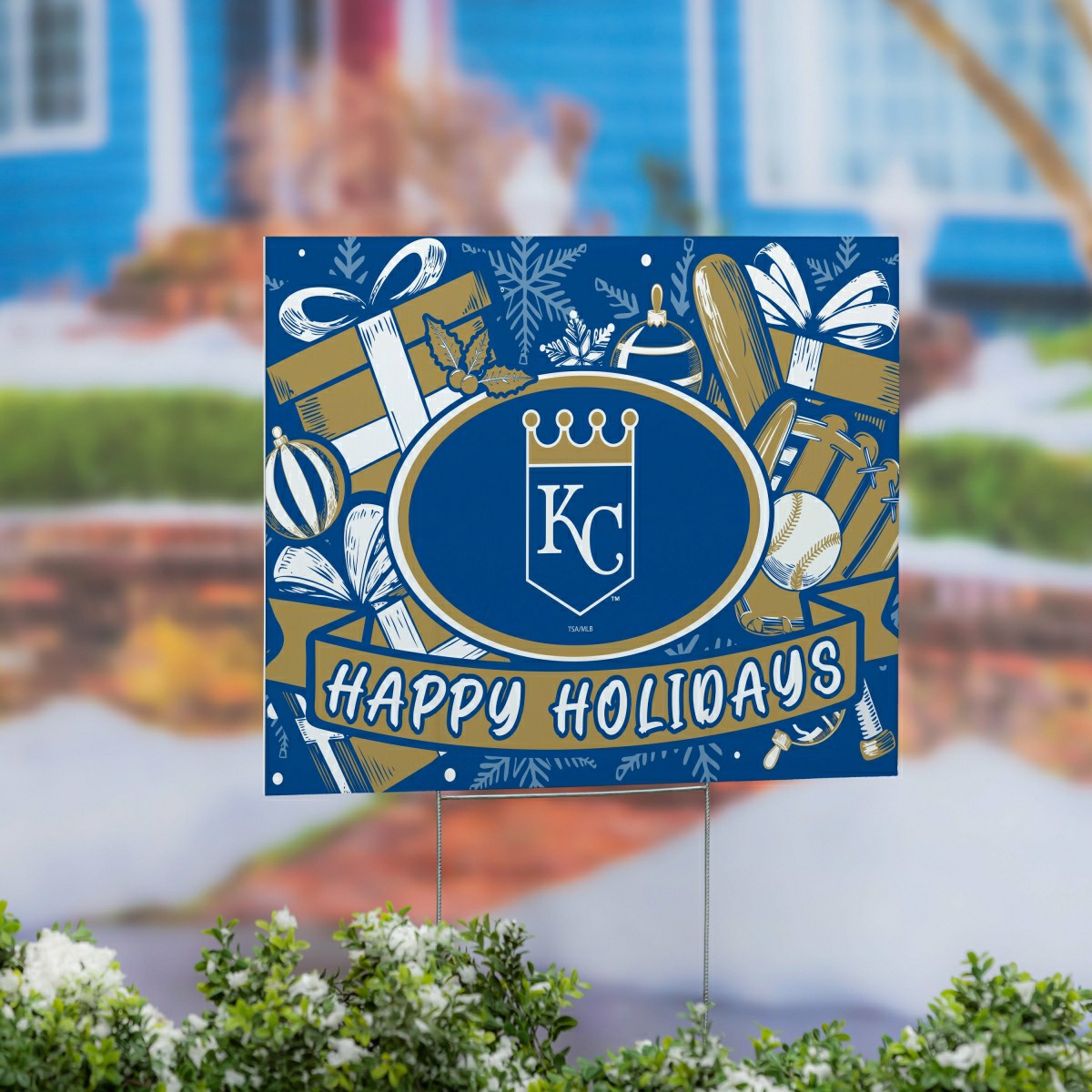 Kansas City Royals Yard Sign, Holiday - MLB Home