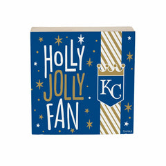Kansas City Royals Block, Holiday, 6x6 - MLB Home