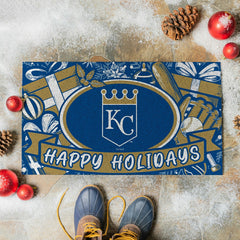 Kansas City Royals Holiday PVC Mat, 28"x16" - MLB
