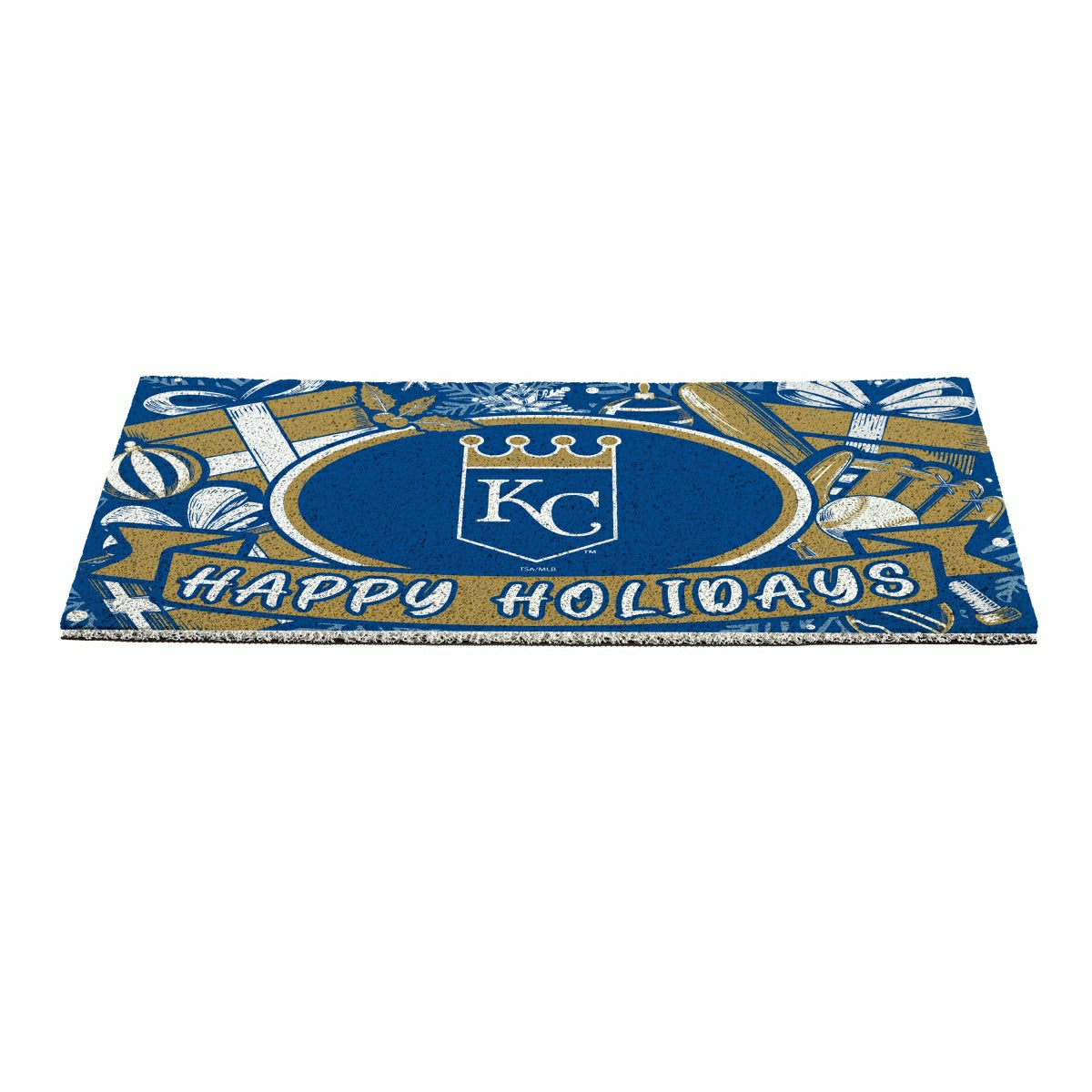 Kansas City Royals Holiday PVC Mat, 28"x16" - MLB
