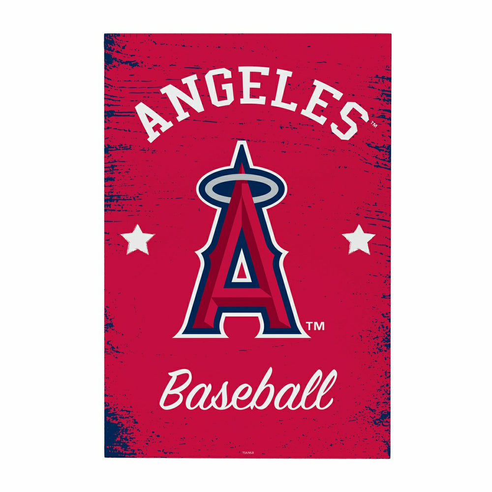Los Angeles Angels Wood Wall Sign, 16x24 - MLB Home