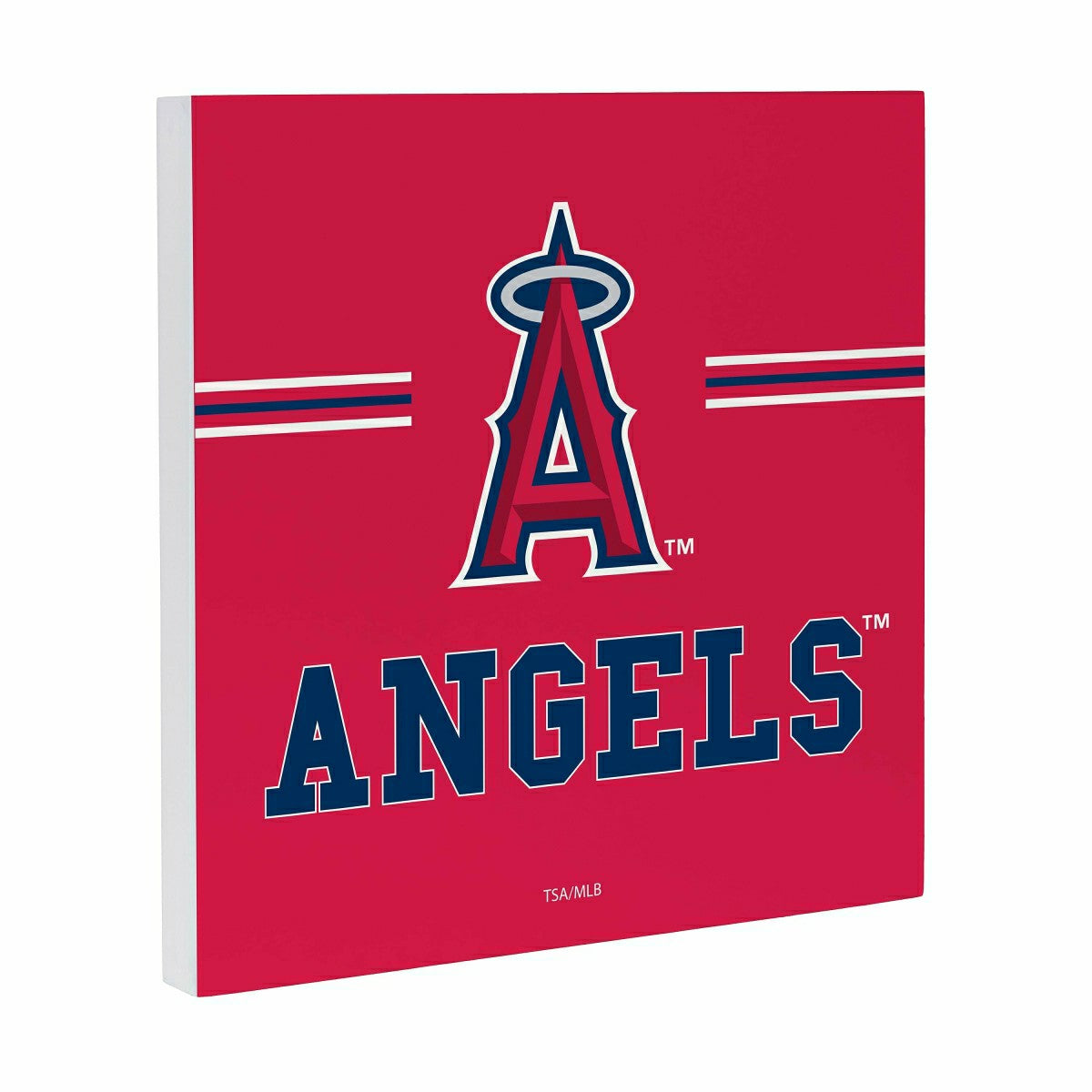 Los Angeles Angels Wood Wall Sign, 12x12 - MLB Home