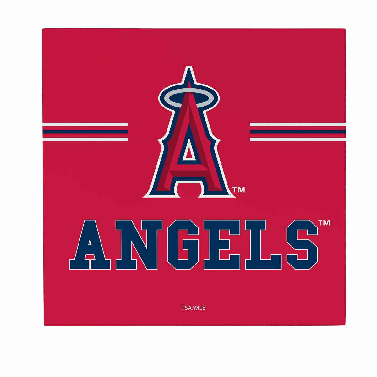 Los Angeles Angels Wood Wall Sign, 12x12 - MLB Home