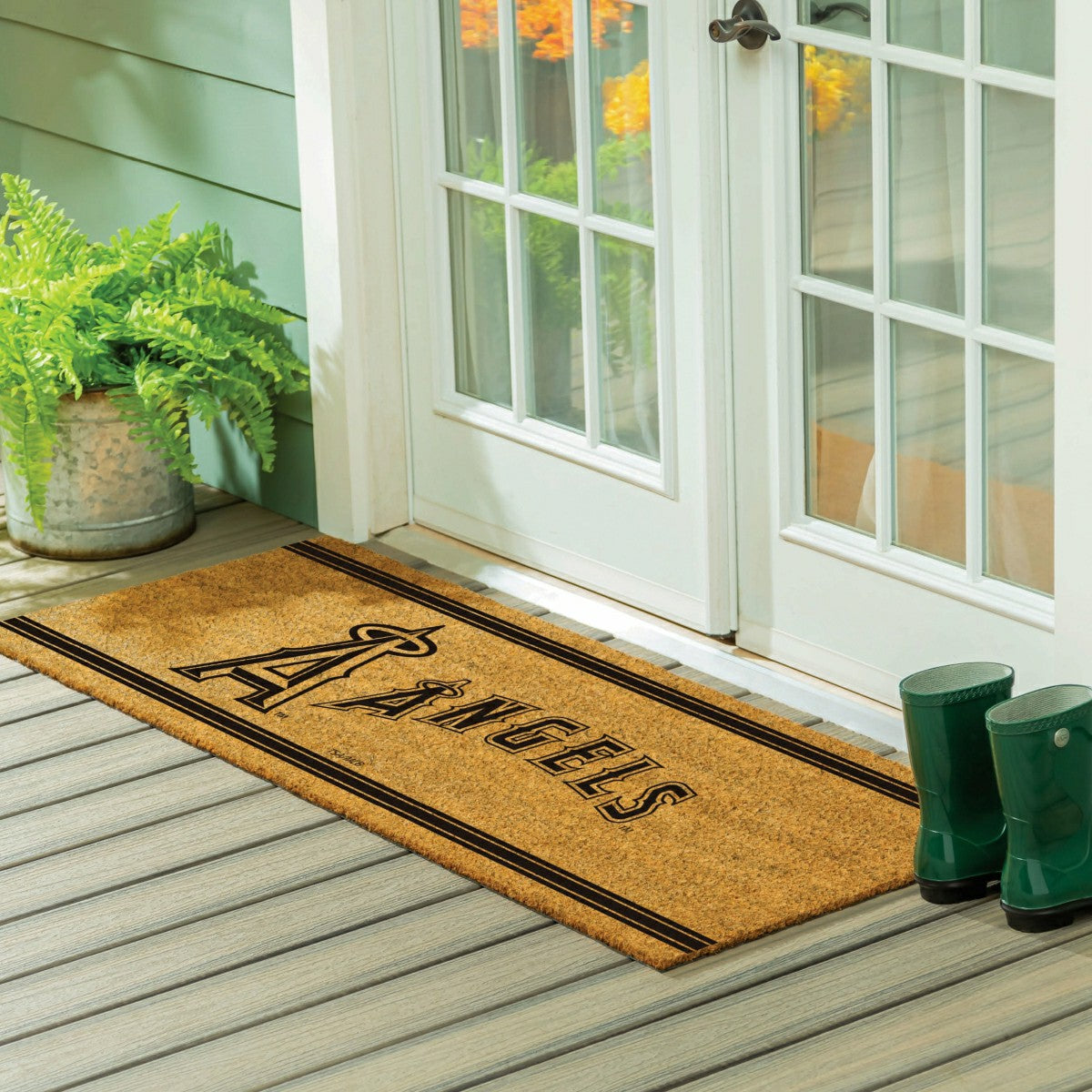 Los Angeles Angels Extra Large One Color Coir Mat, 60"x24" - MLB