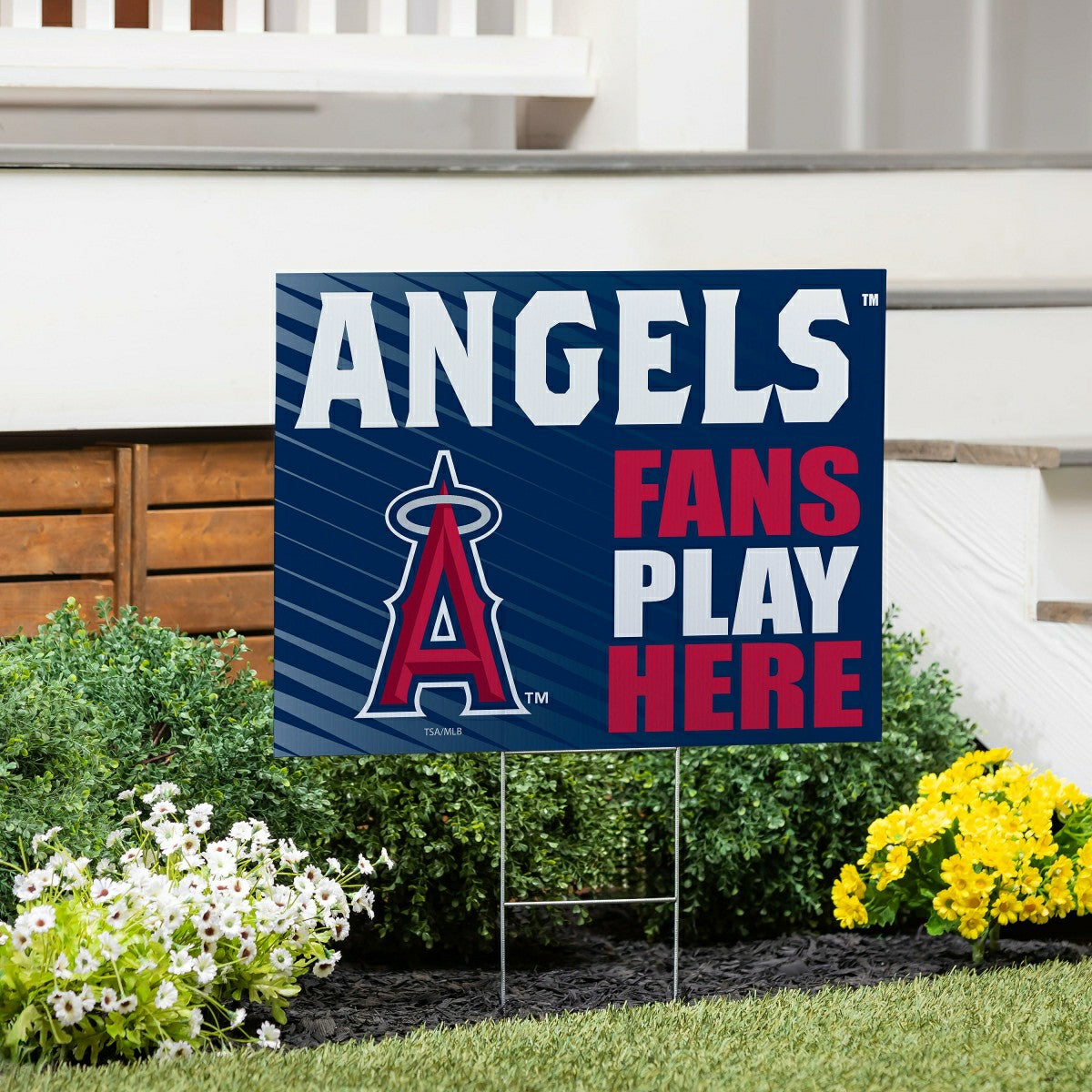 Los Angeles Angels Coroplast Yard Sign "Fans Play Here" - MLB Home