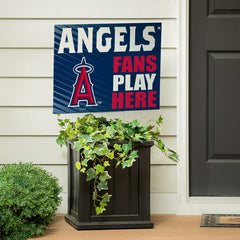 Los Angeles Angels Coroplast Yard Sign "Fans Play Here" - MLB Home