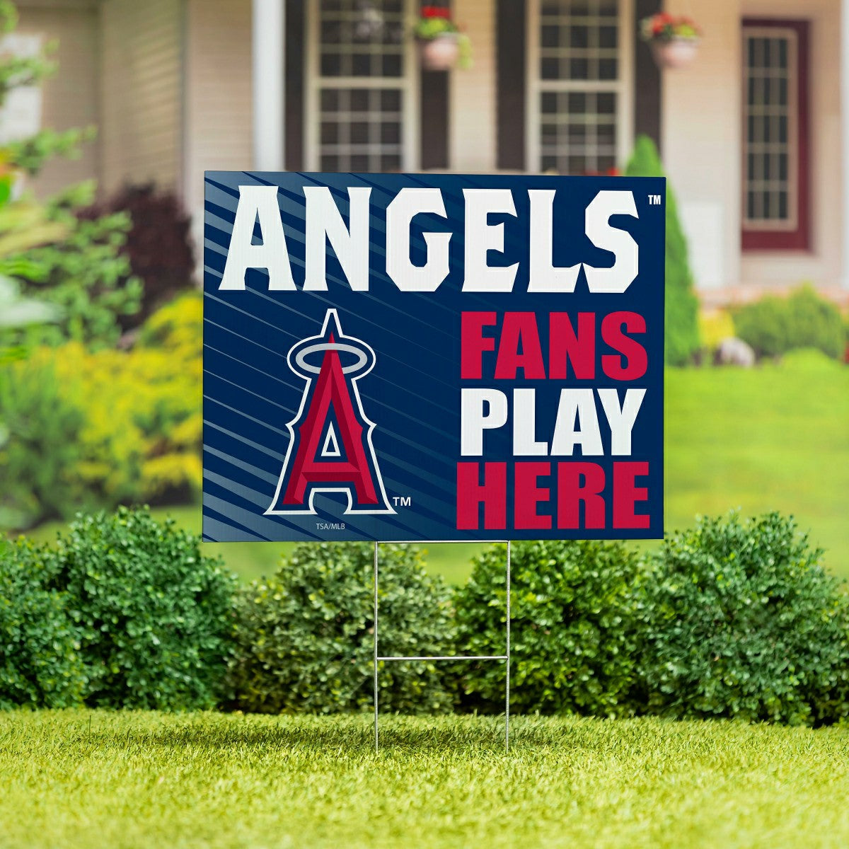Los Angeles Angels Coroplast Yard Sign "Fans Play Here" - MLB Home