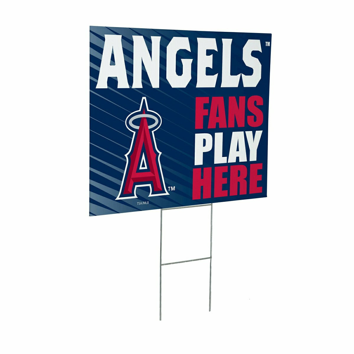 Los Angeles Angels Coroplast Yard Sign "Fans Play Here" - MLB Home