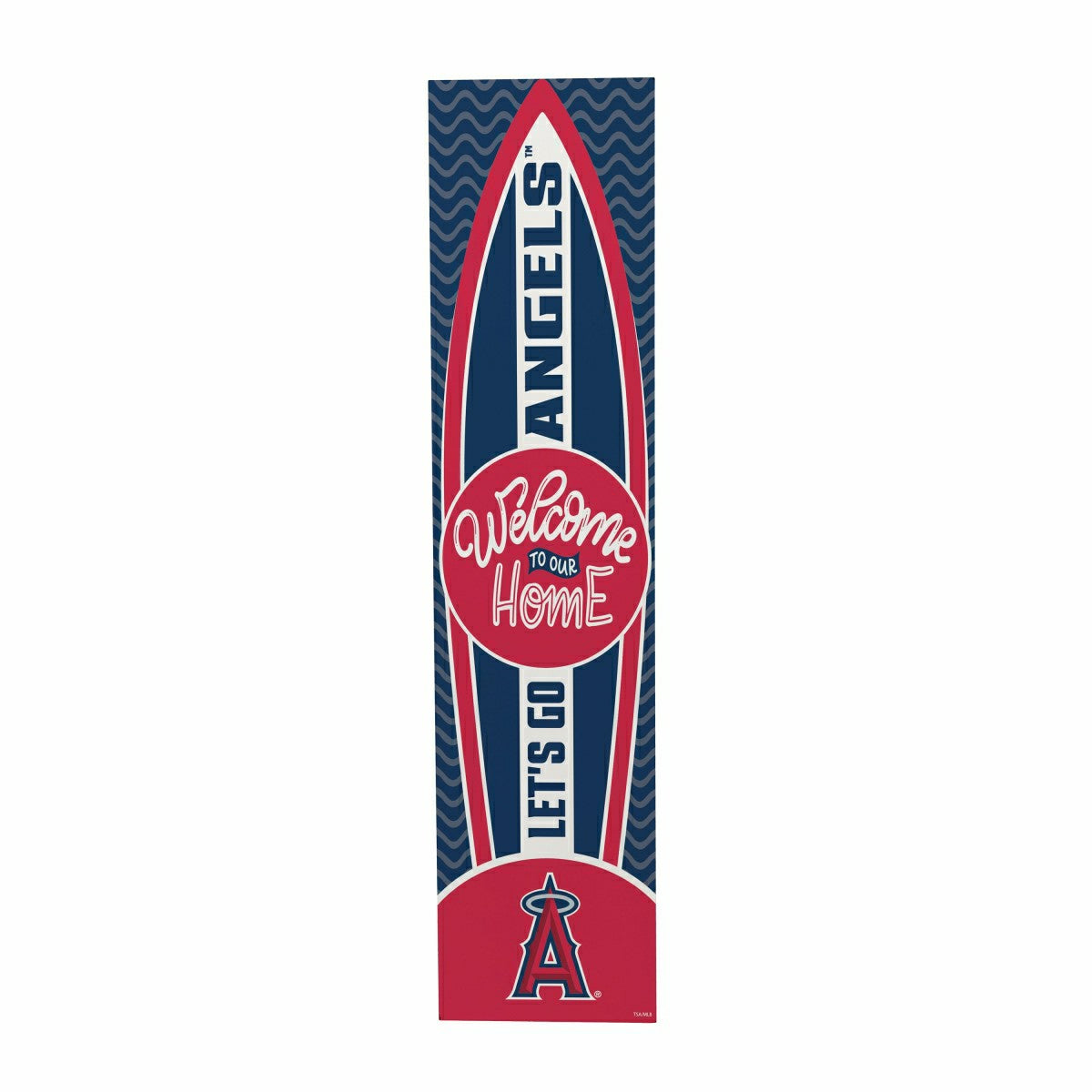 Los Angeles Angels Summer Seasonal Surfboard ECM Exclusive 47" Single  - MLB Home
