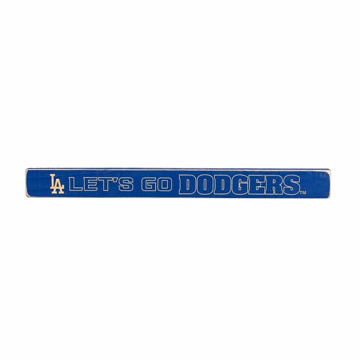 Los Angeles Dodgers Engraved Wood Sign, 1.5" x 18" - MLB Home
