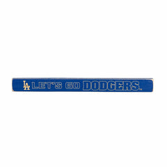 Los Angeles Dodgers Engraved Wood Sign, 1.5" x 18" - MLB Home