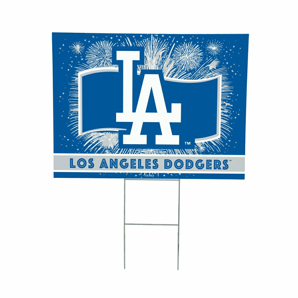 Los Angeles Dodgers Yard Sign, Patriotic - MLB Home