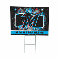 Miami Marlins Yard Sign, Patriotic - MLB Home