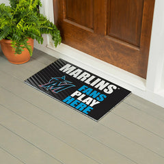 Miami Marlins Fan Mat, 28"x16" - MLB