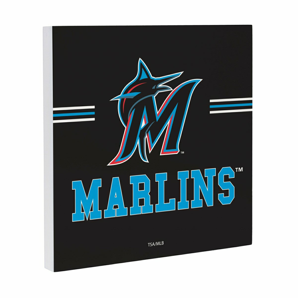 Miami Marlins Wood Wall Sign, 12x12 - MLB Home