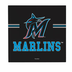 Miami Marlins Wood Wall Sign, 12x12 - MLB Home