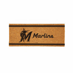 Miami Marlins Extra Large One Color Coir Mat, 60"x24" - MLB