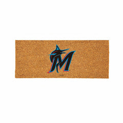 Miami Marlins Extra Large Full Color Coir Mat, 60"x24" - MLB