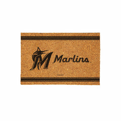 Miami Marlins Large One Color Coir Mat, 36"x24" - MLB