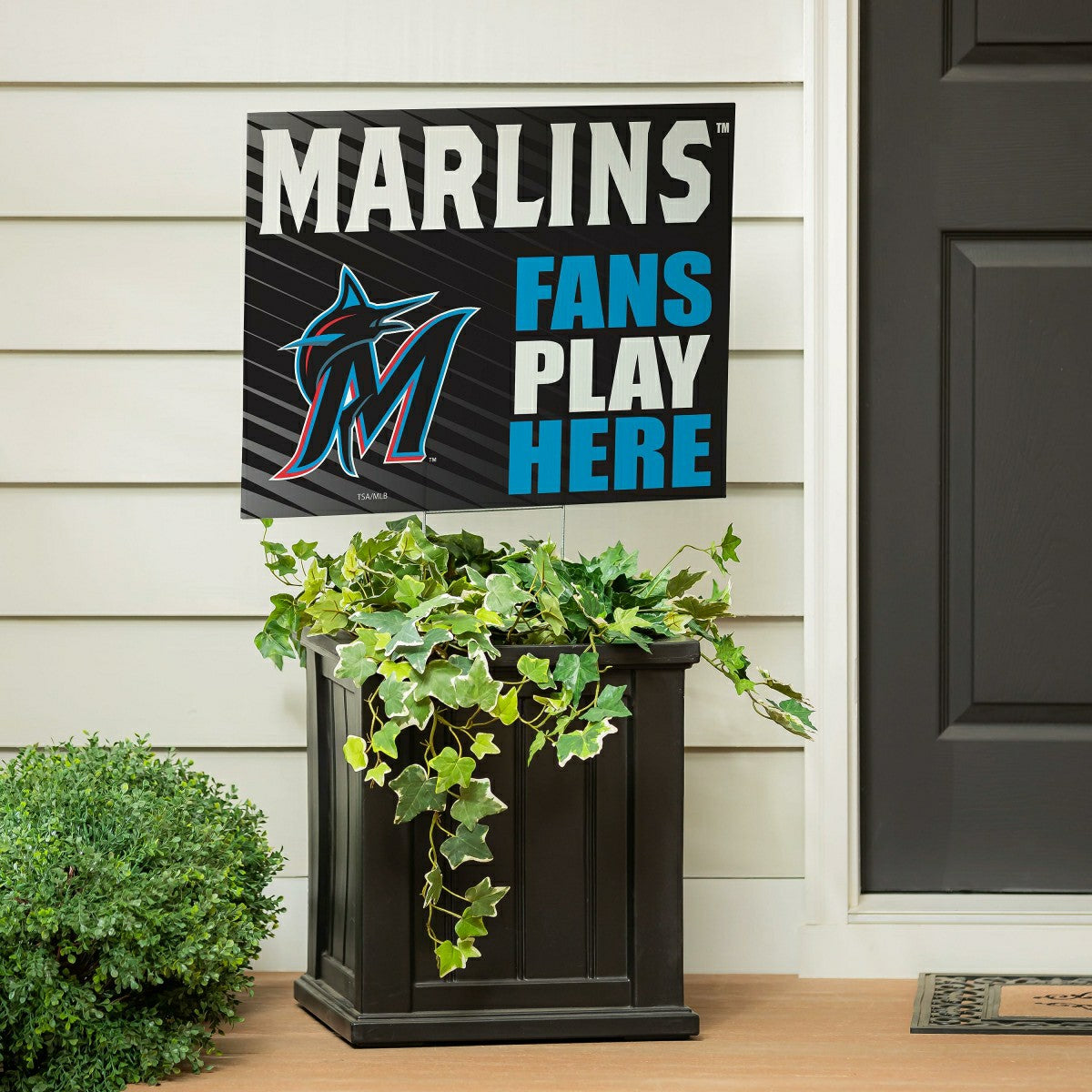 Miami Marlins Coroplast Yard Sign "Fans Play Here" - MLB Home