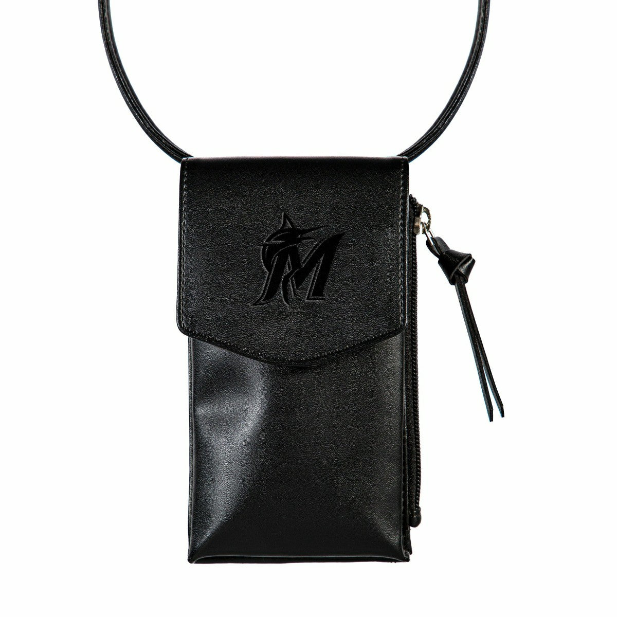 Miami Marlins, Cross Body Wallet, Black - MLB Home