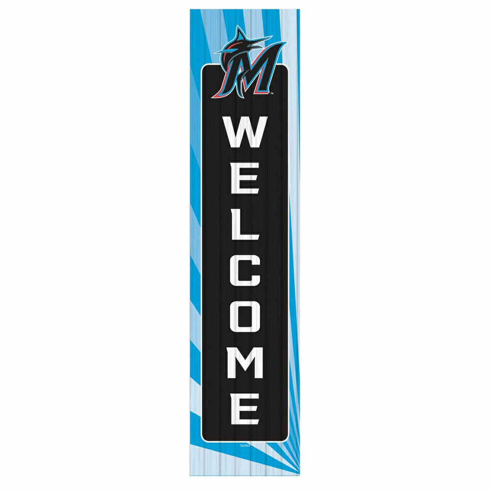 Miami Marlins, Summer Seasonal Leaner, 46" Single Sided - MLB Home